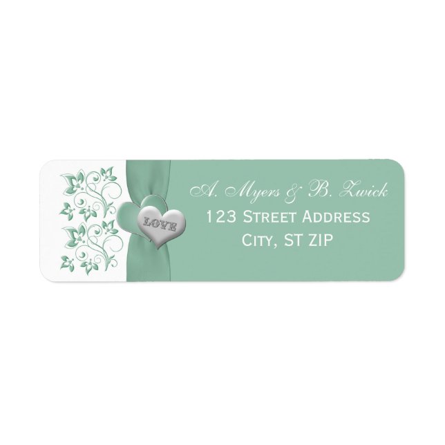 Etiqueta de retorno de cinta de impresión blanca f (Frente)