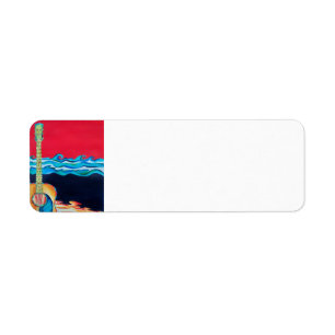 Etiqueta de retorno de guitarra