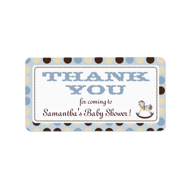 Etiqueta de Rocke Horse Boy TY (Frente)