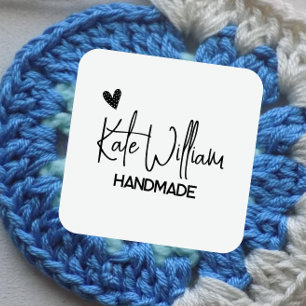 Etiqueta de ropa personalizada para artículo hecho