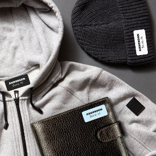 Etiqueta de ropa personalizada para hogar de ancia