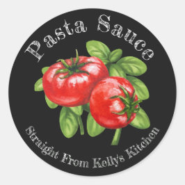 Etiqueta de Salsa de Pasta de Tomate para Negocio