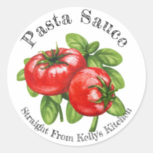 Etiqueta de Salsa de Pasta de Tomate para Negocio 