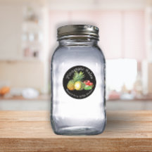 Etiqueta de Salsa de Piña para Negocio de Conserva
