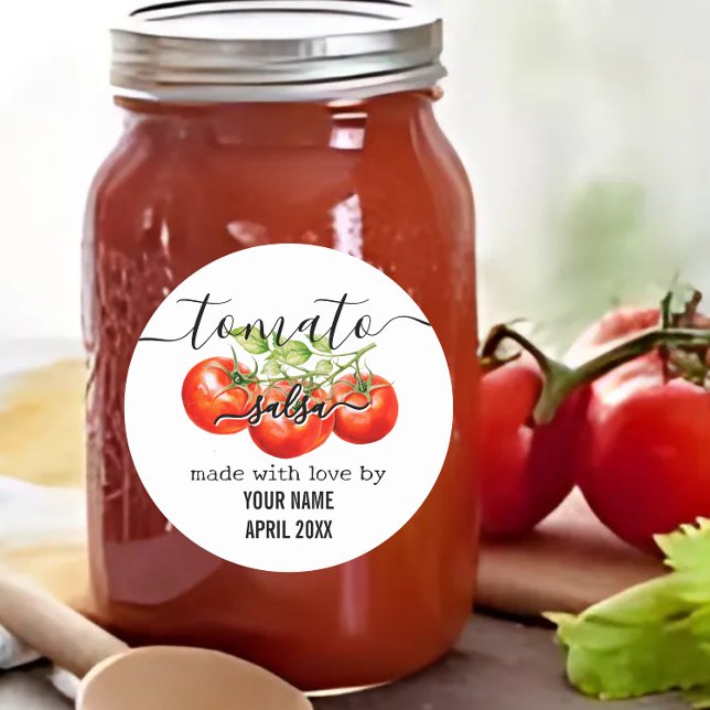 Etiqueta de salsa de tomate Personalizado casero m (Subido por el creador)