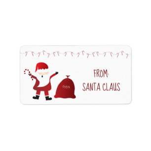 Etiqueta De Santa Claus