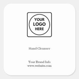 Etiqueta de seguridad personalizada contra el Covi