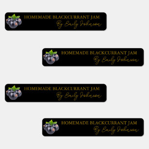 Etiqueta de sello Thin Thin de la mermelada casera