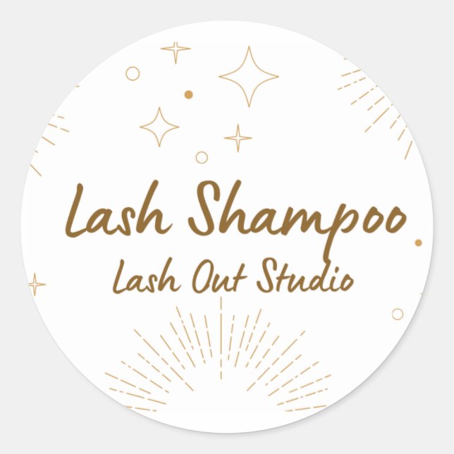Etiqueta de Shampoo Lash (Anverso)