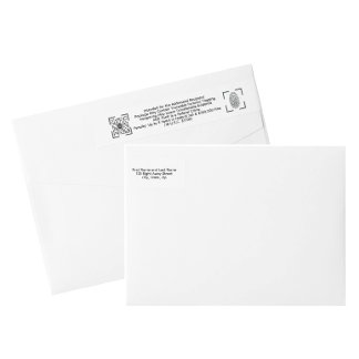 Etiqueta de Sobre Blanco Antihurto – Devolver corr