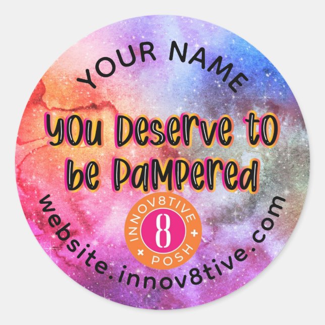 Etiqueta de Star Galaxy Innov8tive Posh (Anverso)