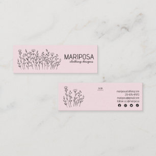 Etiqueta de tamaño personalizada de iconos sociale
