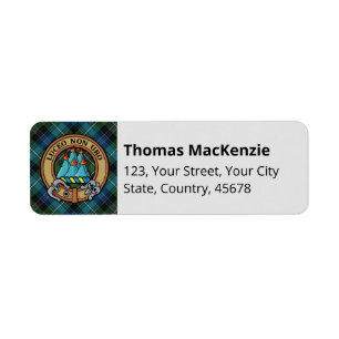 Etiqueta de Tartán del Clan MacKenzie