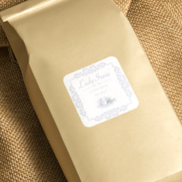 Etiqueta de té blanco personalizado de cosecha de 