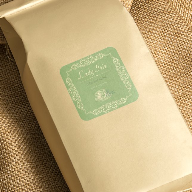 Etiqueta de té de hierbas personalizado (Subido por el creador)