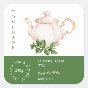 Etiqueta de Té de Toronjil