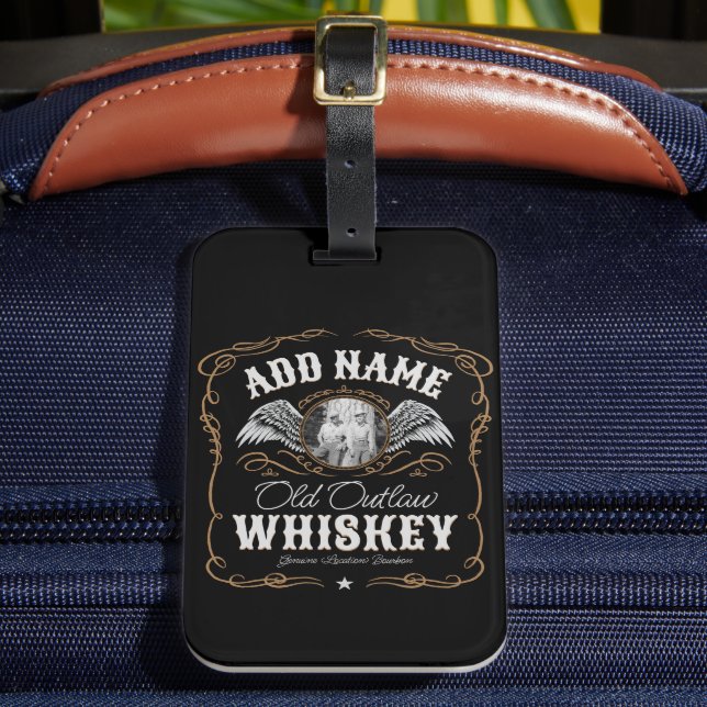 Etiqueta de teclado antiguo para alcohol casero Añ (Anverso In situ 2)