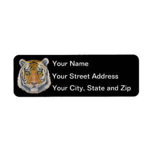 Etiqueta de tigre