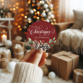 Etiqueta de tipo de nombre personalizado pegatina