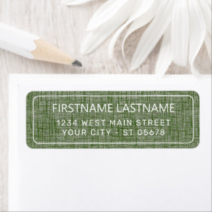 Etiqueta de tipografía con estilo simple y chic sc