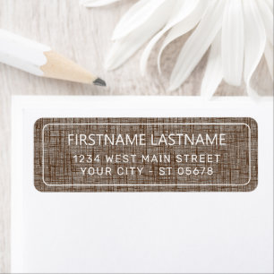 Etiqueta de tipografía con estilo simple y chic sc