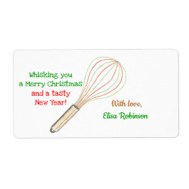 Etiqueta de tratamiento para navidades / Etiqueta