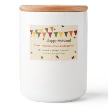 Etiqueta de trato de pancarta de caída