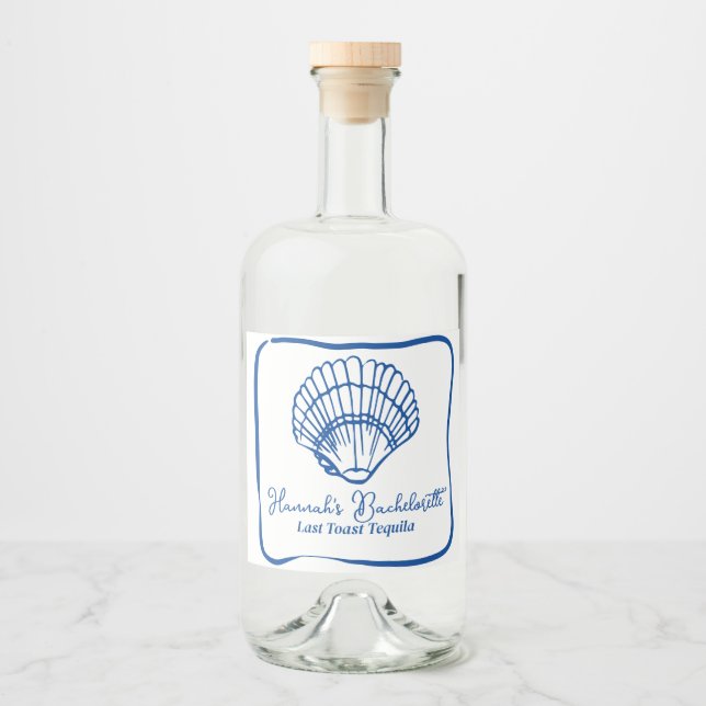 Etiqueta de última bebida de bebida de tostada (Anverso)