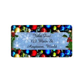 Etiqueta de vacaciones de navidades