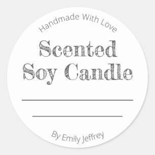Etiqueta de vándalo de soja perfumada