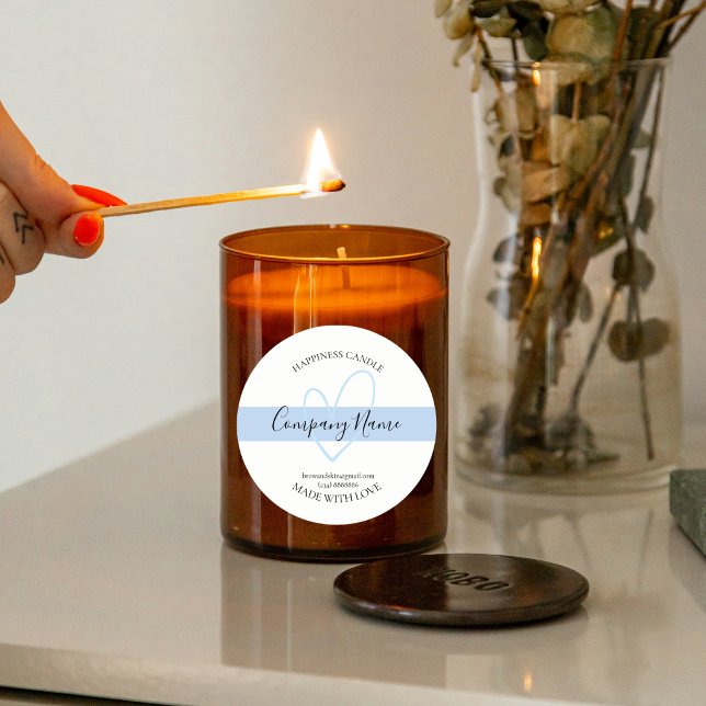 Etiqueta de vela casera personalizada | Personaliz (Subido por el creador)
