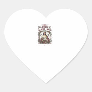 Etiqueta de Vela de Jesús Vela de Jesús Fe Cristia