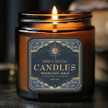 Etiqueta de velas editable para la luna gótica vin<br><div class="desc">Encanta a tus clientes con estas etiquetas de inspiración romana. Estos pegatinas llamativos se pueden usar con varios estilos de embalaje y envolturas. Personalizar este diseño con sus detalles y úselo para todas sus necesidades empresariales. El Oro que aparece en este producto NO es un Relieve metalizado real y se...</div>