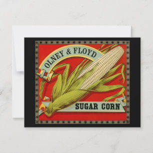 Etiqueta de Verdura Antigua, Olney & Floyd Sugar C