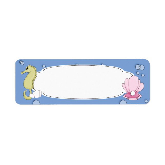 Etiqueta de vida marina (Frente)