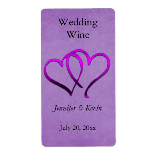 Etiqueta de vino boda