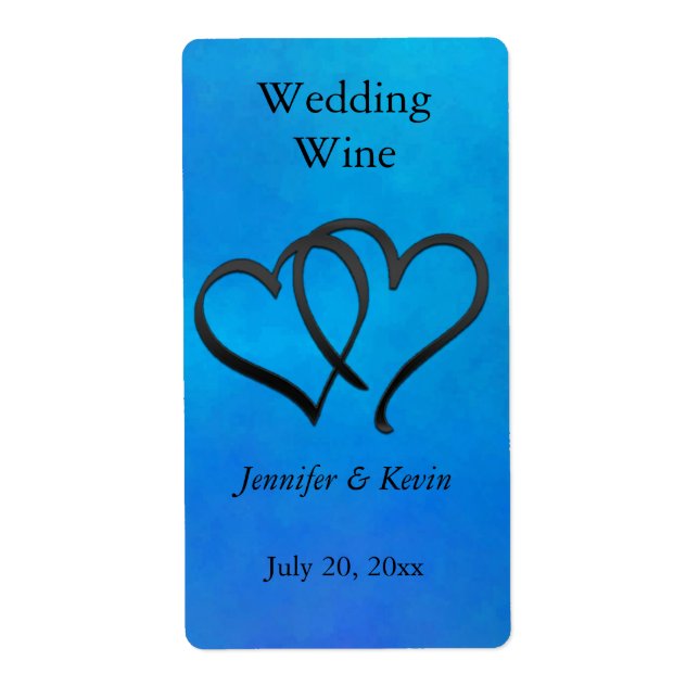 Etiqueta de vino boda (Frente)