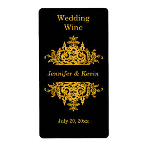 Etiqueta de vino boda