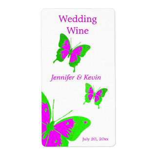 Etiqueta de vino boda