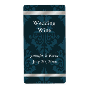 Etiqueta de vino boda
