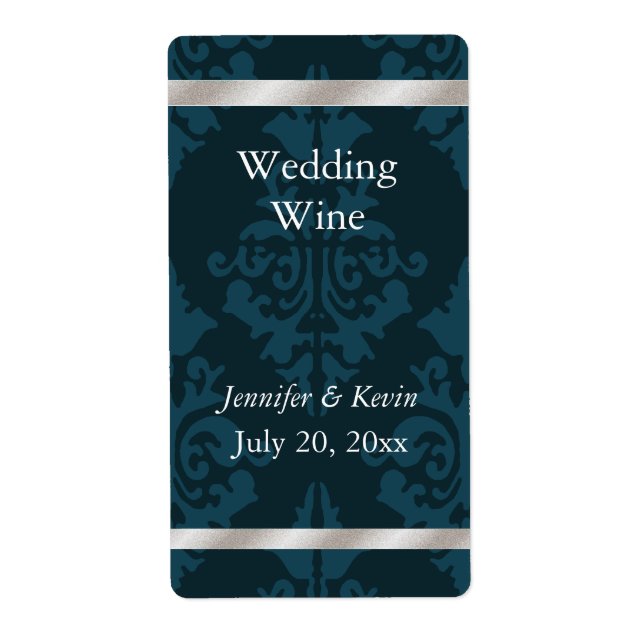 Etiqueta de vino boda (Frente)