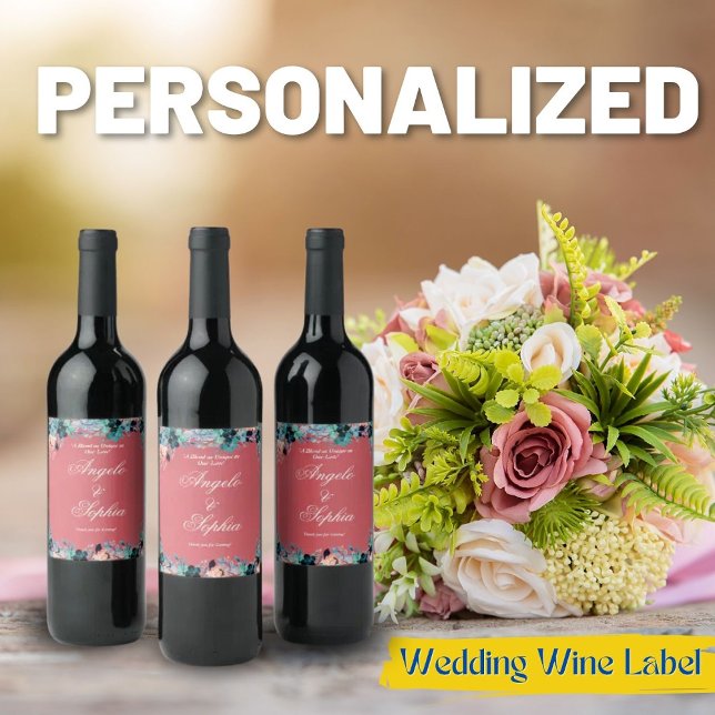 Etiqueta de vino boda (Subido por el creador)
