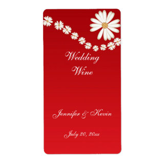 Etiqueta de vino boda