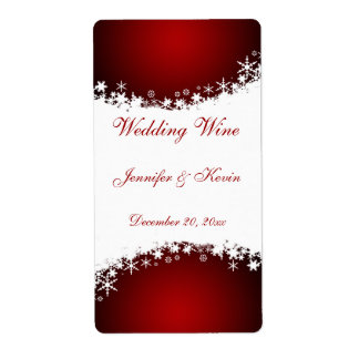Etiqueta de vino boda