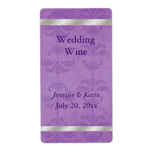 Etiqueta de vino boda