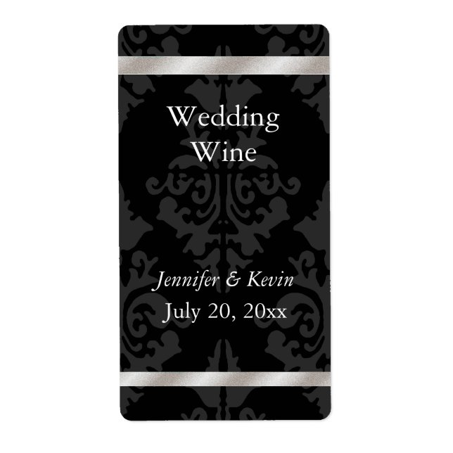 Etiqueta de vino boda (Frente)
