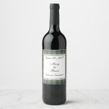 Etiqueta de vino Boda Craig Scottish