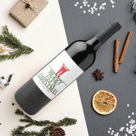 Etiqueta de vino/cerveza Elf Shenanigans "Moonshin