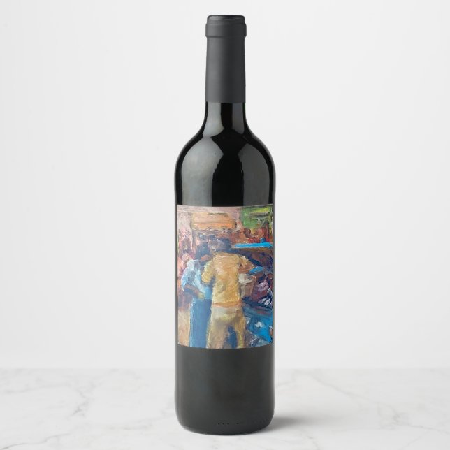 Etiqueta de vino de arte (Anverso)