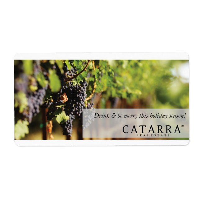 Etiqueta de vino de Catarra (Frente)
